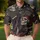 Vintage Pirate Skulls And Crossed Cutlasses For Gothic Festivals And Coastal Getaways Men's Polo Shirt - 4
