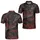 Black Eastern Dragon Red Flames Gothic Streetwear for Dark Fantasy Fans Men's Polo Shirt - 2