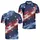 Patriotic Abstract Flag Stars for Independence Day Celebrations and Everyday Men's Wear Men's Polo Shirt - 2