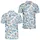 Blue Leaf And Pink Vine Resort Botanical Style For Beach Vacations And Casual Menswear Men's Polo Shirt - 2