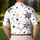 Black And White Starfield Stars For Summer Streetwear, Beach Days And Date Nights For Men Men's Polo Shirt - 5