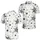 Black And White Starfield Stars For Summer Streetwear, Beach Days And Date Nights For Men Men's Polo Shirt - 2