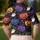 Colorful Halloween Pumpkins And Ghosts For Parties, Fall Outings And Casual Wear Men's Polo Shirt - 5