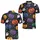 Colorful Halloween Pumpkins And Ghosts For Parties, Fall Outings And Casual Wear Men's Polo Shirt - 2