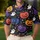 Colorful Halloween Pumpkins And Ghosts For Parties, Fall Outings And Casual Wear Men's Polo Shirt - 4