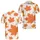 Bold Orange Maple Leaves for Autumn Gatherings, Travel and Weekend Getaways for Men Men's Polo Shirt - 2