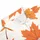Bold Orange Maple Leaves for Autumn Gatherings, Travel and Weekend Getaways for Men Men's Polo Shirt - 6