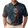 Hooded Skeletal Wraith And Ghost Skulls For Halloween Parties And Gothic Style Fans Men's Polo Shirt - 1