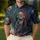 Hooded Skeletal Wraith And Ghost Skulls For Halloween Parties And Gothic Style Fans Men's Polo Shirt - 4