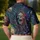 Hooded Skeletal Wraith And Ghost Skulls For Halloween Parties And Gothic Style Fans Men's Polo Shirt - 5