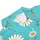 Turquoise Oxeye Daisy Botanical Golf Resort And Summer Vacation Casual Wear For Men Men's Polo Shirt - 6