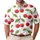 Hand-Drawn Red Cherries And Green Leaves For Summer Beach Dates And Casual Wear Men Men's Polo Shirt - 1