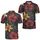 Dark Tropical Hibiscus And Lily Botanicals For Resort Evenings And Garden Parties Men's Polo Shirt - 2