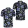 Royal Blue And White Stars On Charcoal For Casual Dates, Beach Trips And Everyday Wear Men's Polo Shirt - 2