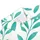 Jade Green Leafy Sprigs Fresh Garden Casual Wear For Men Men's Polo Shirt - 6
