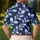 Icy Blue Botanical Leaves For Resort Getaways And Beach Vacations Men Men's Polo Shirt - 5