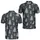 Gray Evergreen Trees And Stars For Winter Casual Outings And Holiday Gatherings Men's Polo Shirt - 2