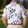 Navy Botanical Vine Leaves For Resort Travel, Golf Days And Smart Casual Men's Style Men's Polo Shirt - 5