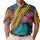 Tropical Palm Leaves For Beach Vacations, Resort Nights And Summer Travel Wear Men's Polo Shirt - 1