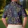 Neon Cocktail Glasses Nightlife Party Outfit For Men’s Vacation And Date Nights Men's Polo Shirt - 5