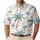 Coral Coconut Palms For Beach Vacations, Resort Travel And Casual Summer Wear For Men Men's Polo Shirt - 1