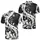 Monochrome Baroque Botanical Acanthus Motif For Evening Resort Wear And Smart Casual Men Men's Polo Shirt - 2