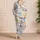 Kawaii Panda Elephant and Kitten Parade for Cozy Nights and Relaxed Weekend Lounging Satin Pajamas Set - 4