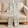Elegant Halloween Skull Motif For Cozy Family Fall Nights And Matching Looks Satin Pajamas Set - 5