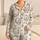 Elegant Halloween Skull Motif For Cozy Family Fall Nights And Matching Looks Satin Pajamas Set - 1