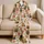 Autumn Teddy Bear And Pear Motif For Cozy Fall Nights And Relaxing Weekends At Home Satin Pajamas Set - 5