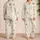 Cute Sage Green Rabbit and Carrot Motifs for Spring Summer Relaxing at Home Women Satin Pajamas Set - 2