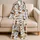 Dachshund Dog Paw And Bone Sleepwear Set For Cozy Lounging Women Satin Pajamas Set - 5