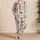 Dachshund Dog Paw And Bone Sleepwear Set For Cozy Lounging Women Satin Pajamas Set - 4
