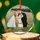 Personalized Couple Photo Glass Christmas Ornament For Couples, Custom Picture Keepsake Anniversary Gift - 1
