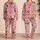 Kawaii Donuts Strawberries Cupcakes Sweet Treat Motifs For Cozy Nights Gift Seekers Satin Pajamas Set - 2