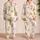 Cute Teddy Bears With Pink Bows and Hearts for Cozy Spring Summer Nights for Women Satin Pajamas Set - 2