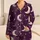 Ivory Crescent Moon And Sleepy Eyes Night Sky Sleepwear For Women Satin Pajamas Set - 1