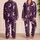 Ivory Crescent Moon And Sleepy Eyes Night Sky Sleepwear For Women Satin Pajamas Set - 2