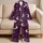 Ivory Crescent Moon And Sleepy Eyes Night Sky Sleepwear For Women Satin Pajamas Set - 5