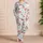 Pink Cherry And Bow Stripe Spring Sleepwear For Women Satin Pajamas Set - 4