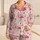 Pink Flamingos With Black Hearts For Women's Cozy Nights, Lounging And Gift Giving Satin Pajamas Set - 1