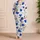 Cobalt Blue Hand-Drawn Hearts for Romantic Lounging and Valentine Gifts for Women Satin Pajamas Set - 4