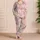 Cute Baby Dinosaurs For Cozy Sleepwear And Relaxing Lounging Satin Pajamas Set - 4