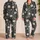 Ivory Garden Florals for Cozy Evenings and Romantic Cottagecore Home Style for Her Satin Pajamas Set - 2