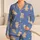 Kawaii Teddy Bears And Moon Night Sky Sleepwear For Women Cozy Loungewear Satin Pajamas Set - 1