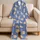 Kawaii Teddy Bears And Moon Night Sky Sleepwear For Women Cozy Loungewear Satin Pajamas Set - 5
