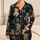 Vintage Teddy Bears And Gold Bows For Cozy Evenings And Relaxed Home Lounging For Women At Night Satin Pajamas Set - 1