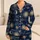 Celestial Sun Moon Eye Motifs For Mystical Nighttime Lounging And Starry Dreamers Satin Pajamas Set - 1