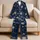 Celestial Sun Moon Eye Motifs For Mystical Nighttime Lounging And Starry Dreamers Satin Pajamas Set - 5