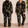 Leopard Bow And Gold Star Motif for Glam Sleepovers and Relaxed Nights for Stylish Women Satin Pajamas Set - 2